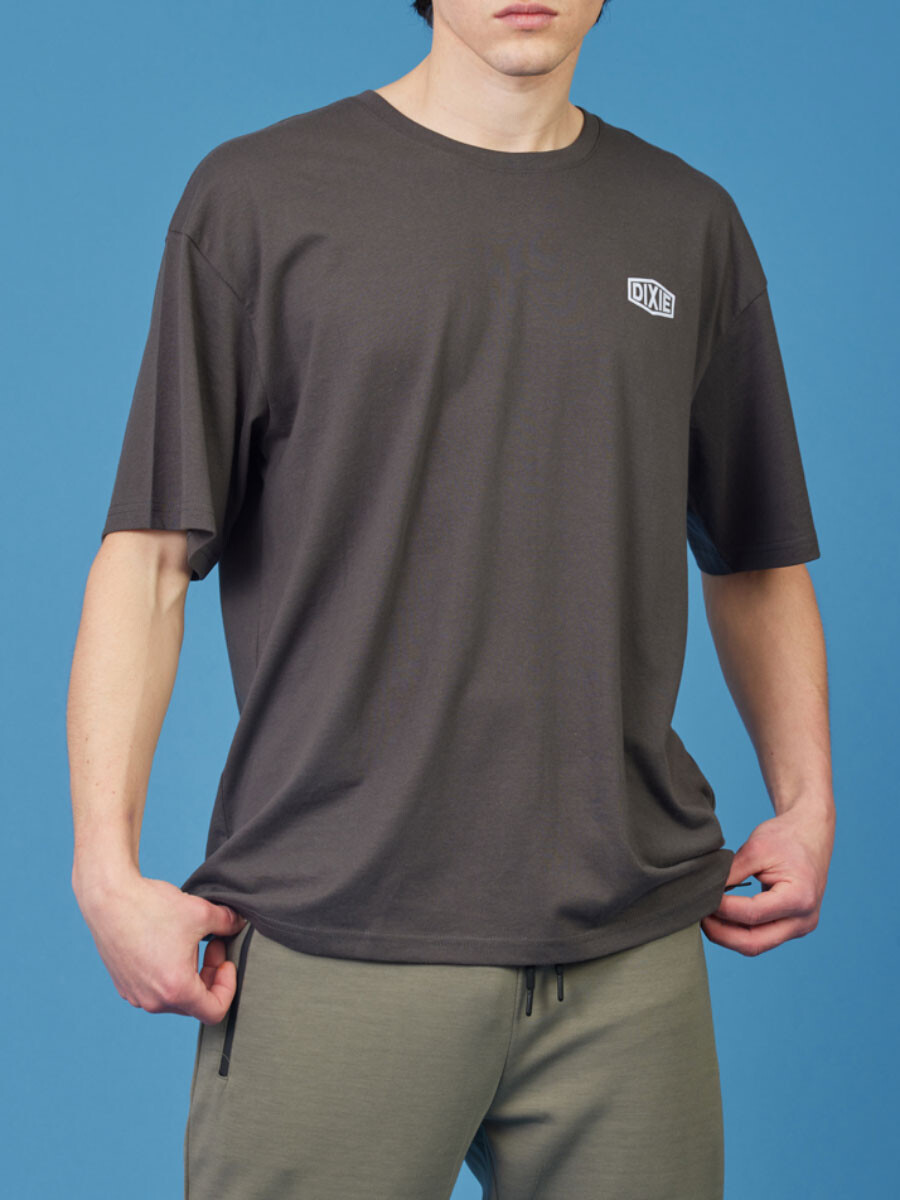T-SHIRT AZUAI DIXIE - Gris Oscuro 