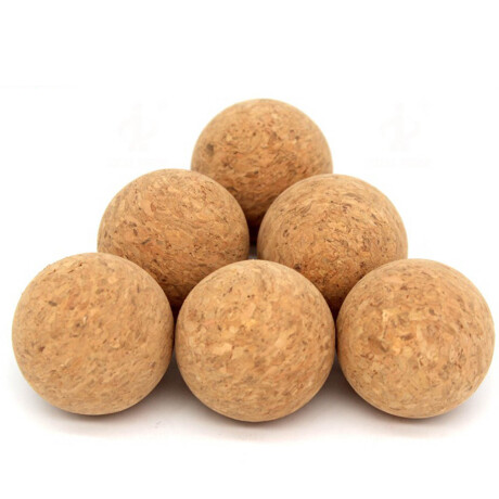 Set X6 Pelotas Futbolito De Corcho 36mm Juego Jug010002