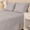 Juego de Sabanas Super King 200 Hilos - Pilar Beige Gris