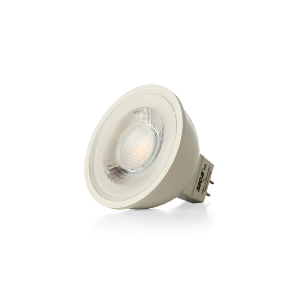 Lámpara LED dicroica BIPIN GU5.3 12V 6W luz fría - SK0813 