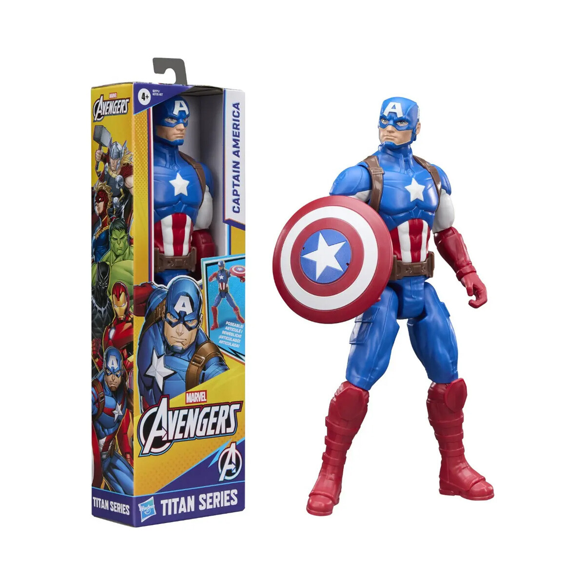 Figura Marvel Con Articulaci n De Capit n Am rica 30 Cm Oficial Cartoons Figura Marvel Con Articulaci n De Capit n Am rica 30 Cm Oficial Cartoons