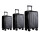 Set de 3 Valijas de Mano Rígidas Negro