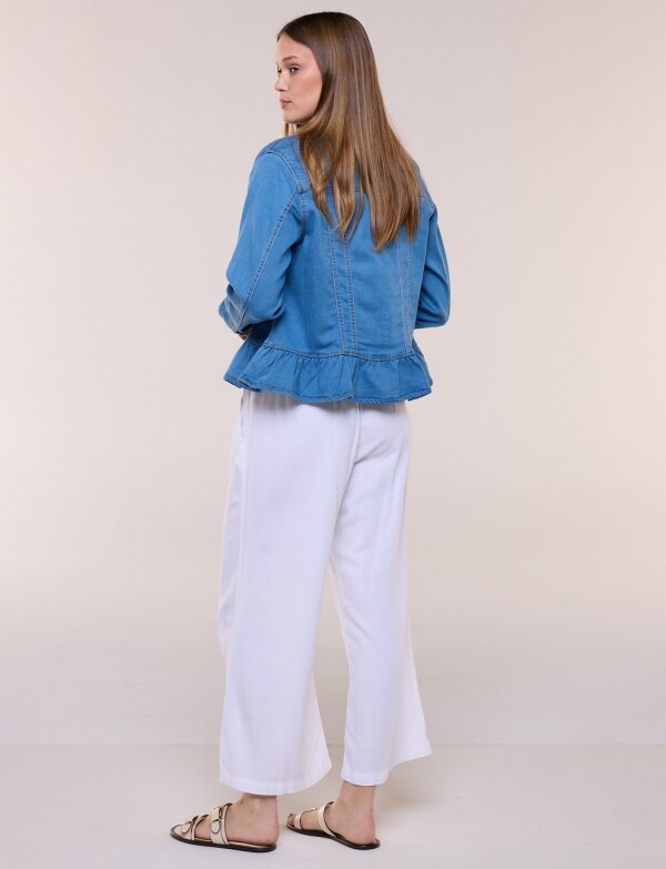 Camperita Denim Peplum JEAN CLARO
