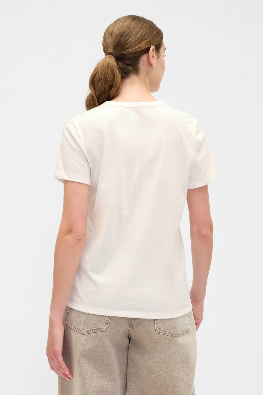 Remera Gràfico Manga Corta Mujer New Off White