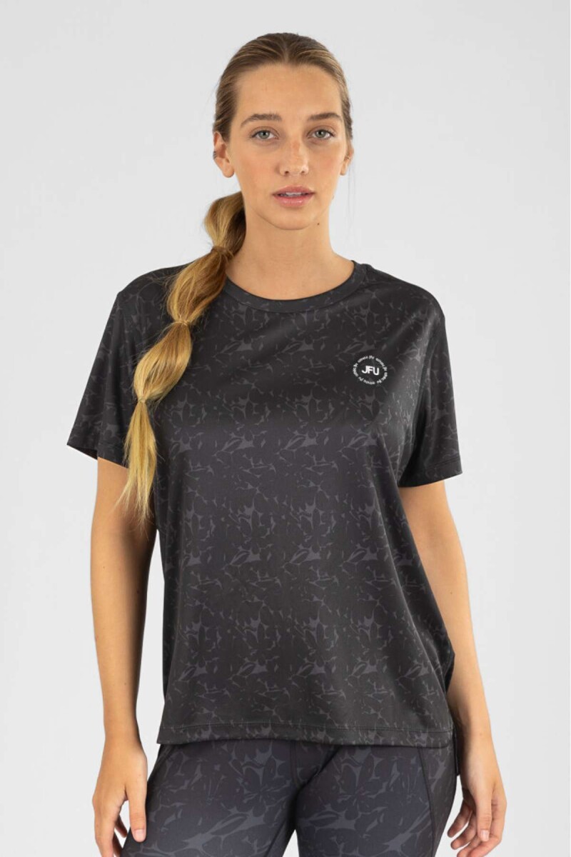 T shirt boxy - Negro 