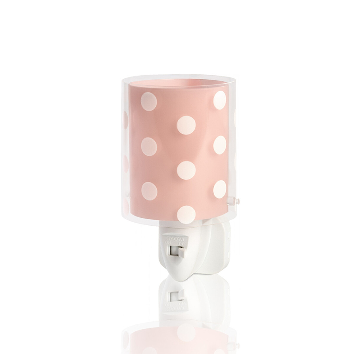 Veladora infantil DOTS CORAL coral lunares blancos - DA0104 