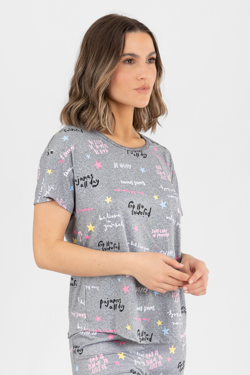 Pijama victoria Gris melange