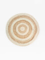 ALFOMBRA CALCUTA REDONDA BEIGE
