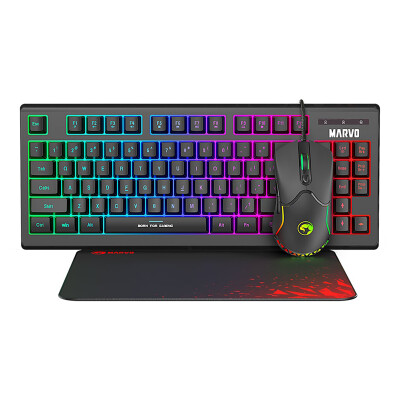 Combo Gaming Marvo Cm310 Mousepad Mouse Teclado Español Combo Gaming Marvo Cm310 Mousepad Mouse Teclado Español