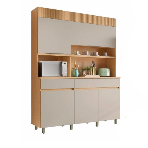 Armario para Cocina - 5 puertas 2 cajones - Realeza Armario para Cocina - 5 puertas 2 cajones - Realeza