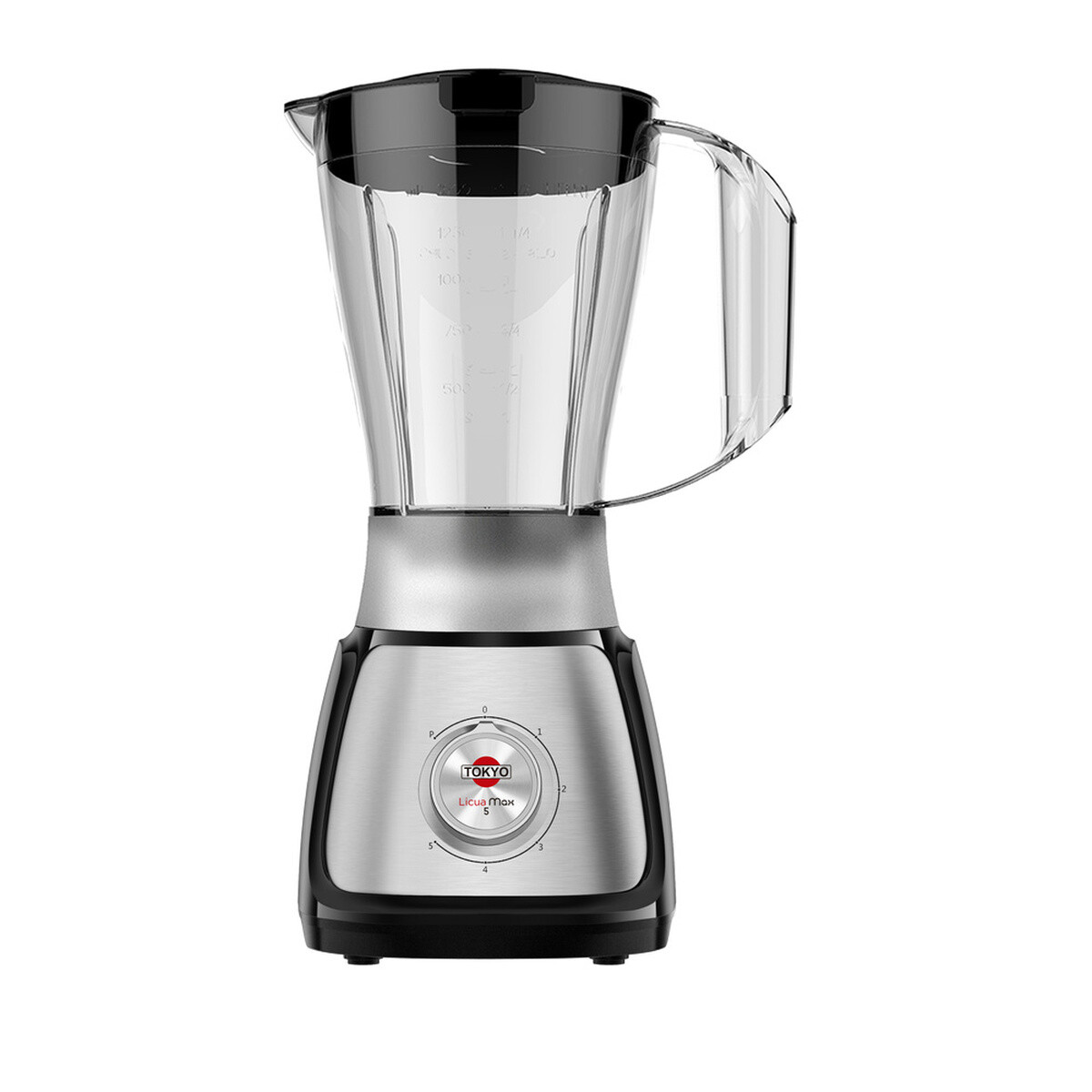 LICUADORA TOKYO LICUA MAX 5 5VEL+PULSAR 500W JARRA ACRILICA - Unica 