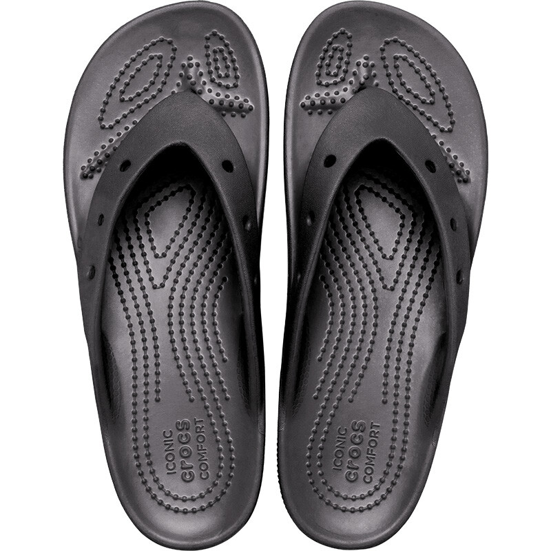 Ojotas Crocs Classic Flip Platform Negro