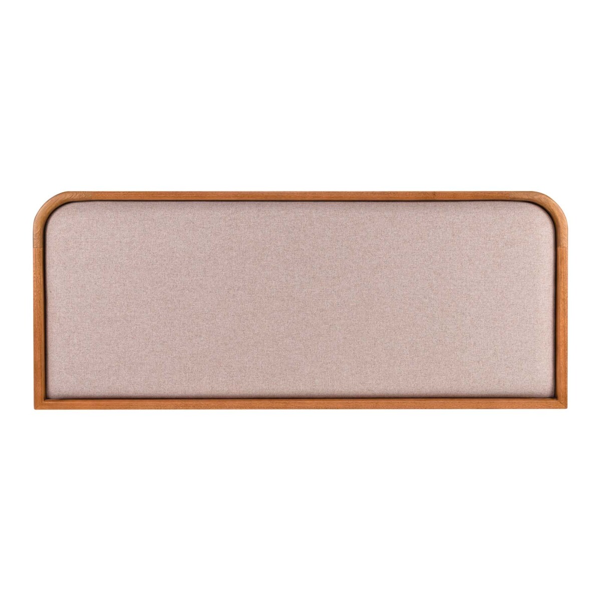 RESPALDO - SUPER KING MADERA-Y-TELA MARRON BASILEA 