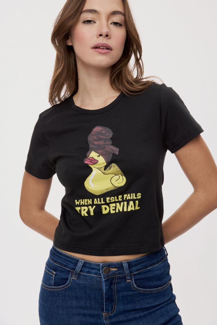 REMERA DEMENCIA Negro