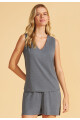 PIYAMA LISO GRIS - 134