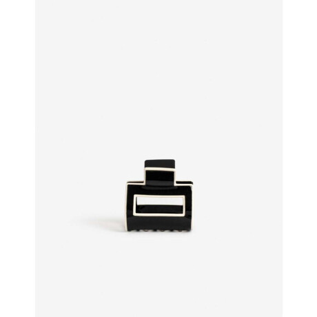 Broche Rectangular Bitono Combinacion Bicolor