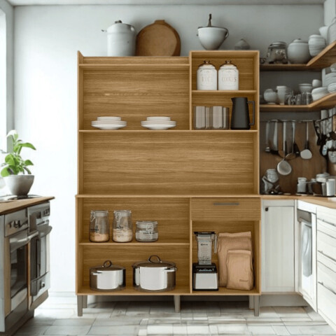 PARANA- KIT COCINA GENOVA FREIJO SUPREMO RIPADO PARANA- KIT COCINA GENOVA FREIJO SUPREMO RIPADO