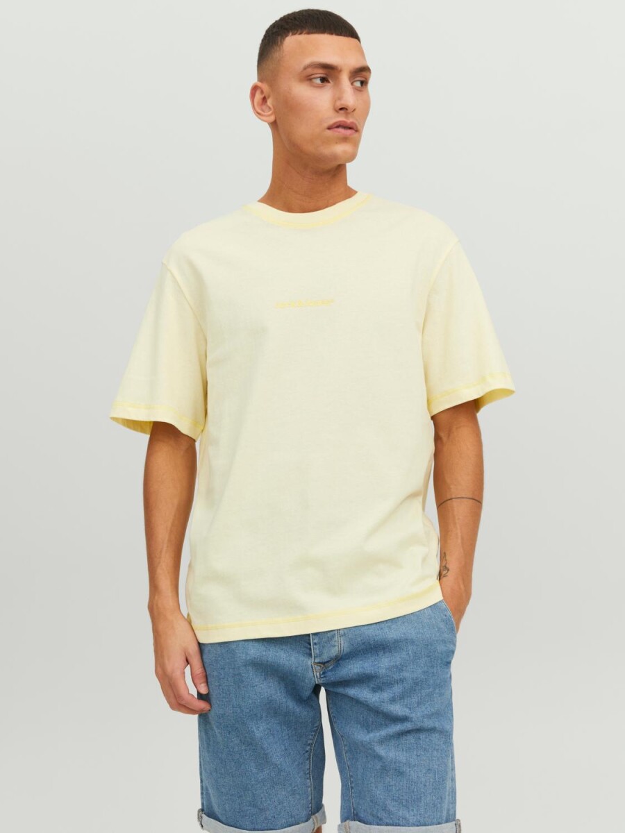 Camiseta Faded Efecto Lavado - Transparent Yellow 