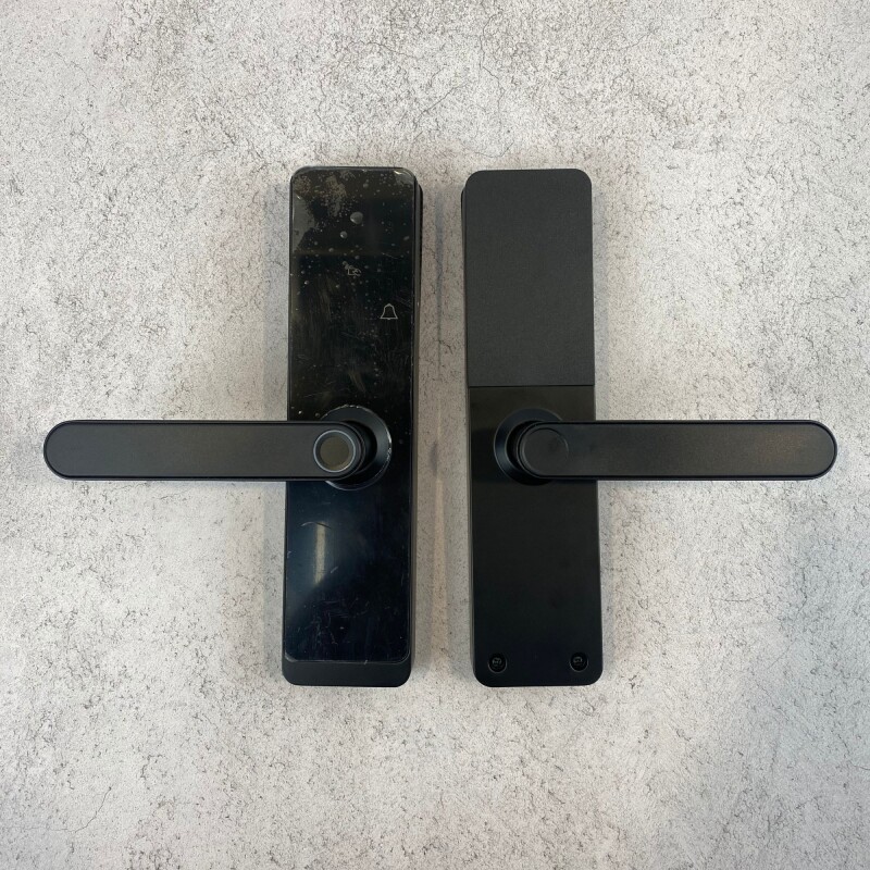 Cerradura inteligente con huella digital sin wifi NEGRO