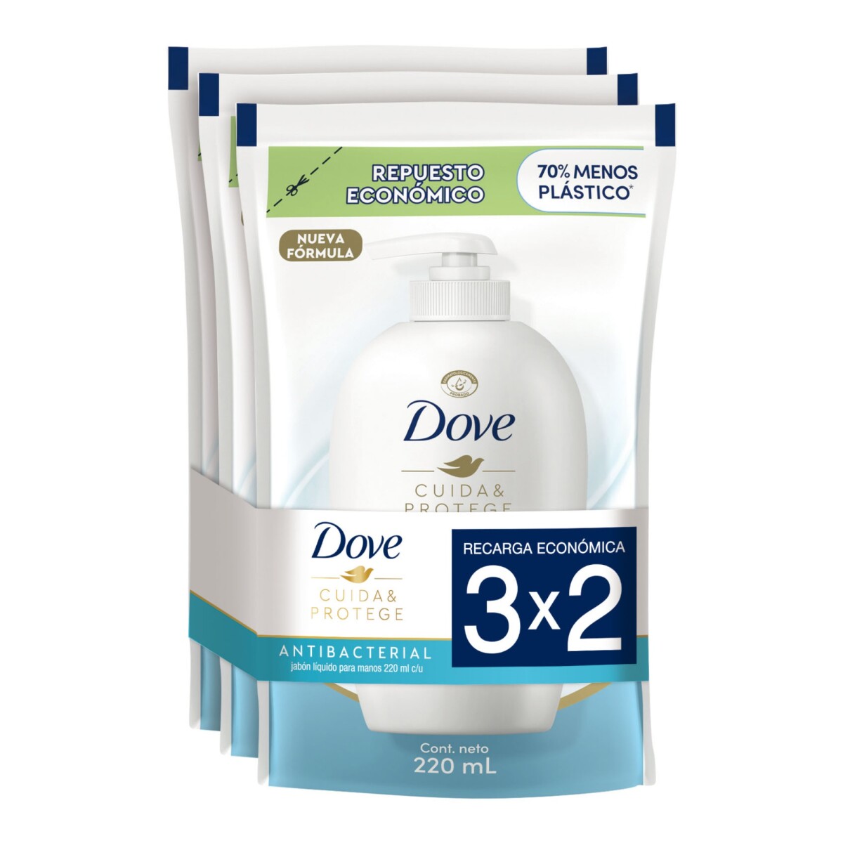 Dove Rep Antibacterial 220 