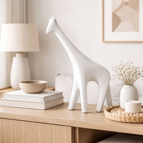 DECORACION GIRAFFE Blanco - UNICO
