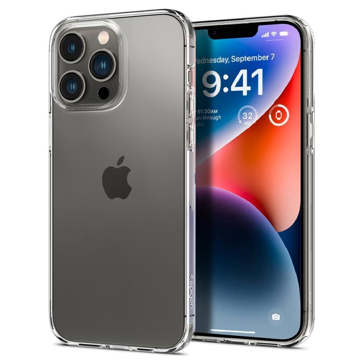 FUNDA SPIGEN CRYSTAL FLEX IPHONE 14 PRO - TRANSPARENTE 