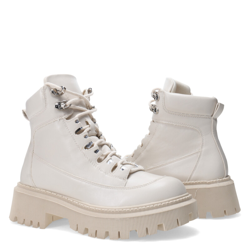 Bota de Mujer Miss Carol borcego MONTREAL Beige Claro