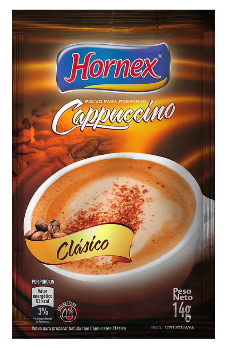 CAPPUCCINO HORNEX CLASICO 5U X14G 