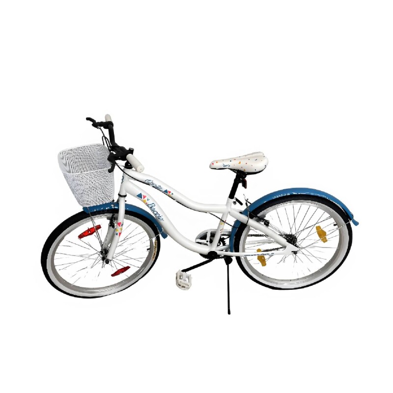 Bicicleta Baccio Mystic rodado 24 Blanco