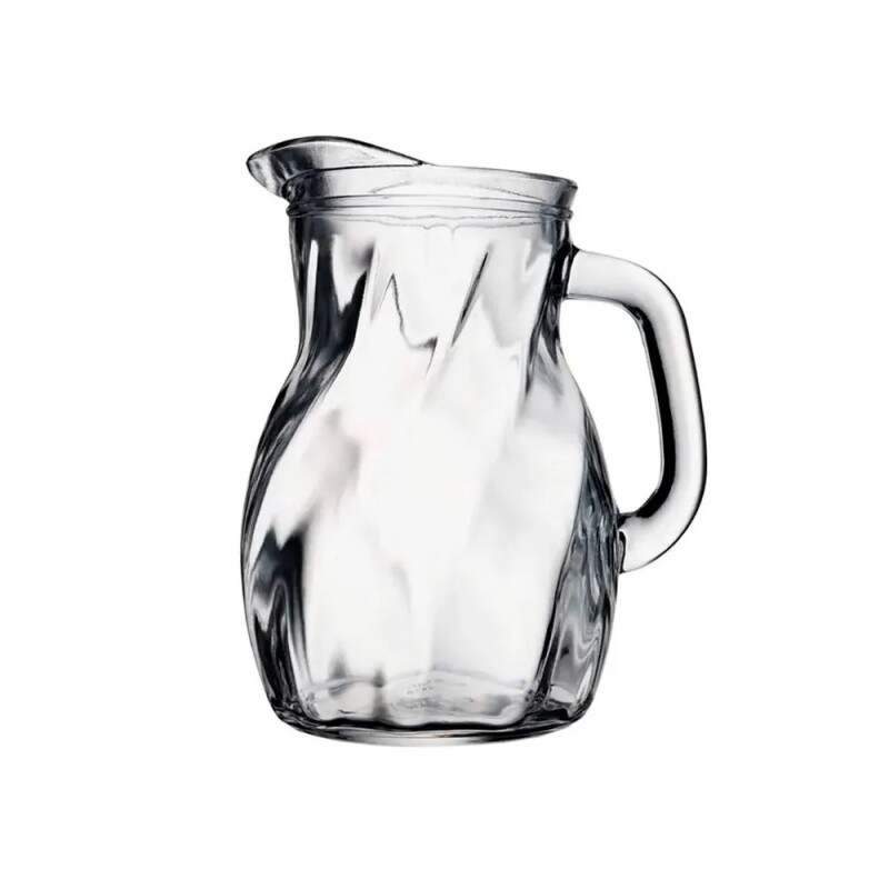 Jarra de Vidrio Twist Transparente 1 Litro con Asa JARRA TWIST 1 L