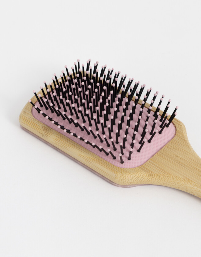 Cepillos y Peines Cepillo Cuadrado De Bamboo - Combinacion Multicolor