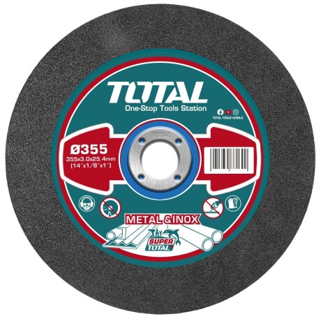 Disco Corte Metal Para Sensitiva 14" - 3.0mm (Eje 25.4mm) Disco Corte Metal Para Sensitiva 14" - 3.0mm (Eje 25.4mm)