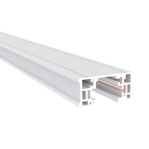 Riel lineal electrificado de tres vías, blanco 1M NV1501