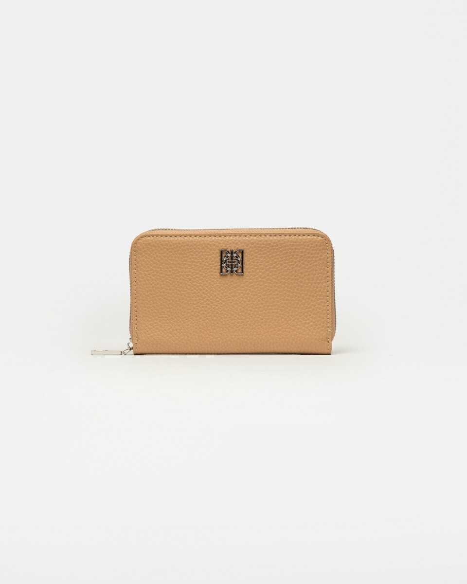 Billetera Mint en efecto cuero - Camel 