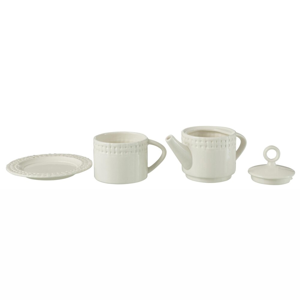 TETERA C/TAZA CERAMICA BLANCO SUZIE