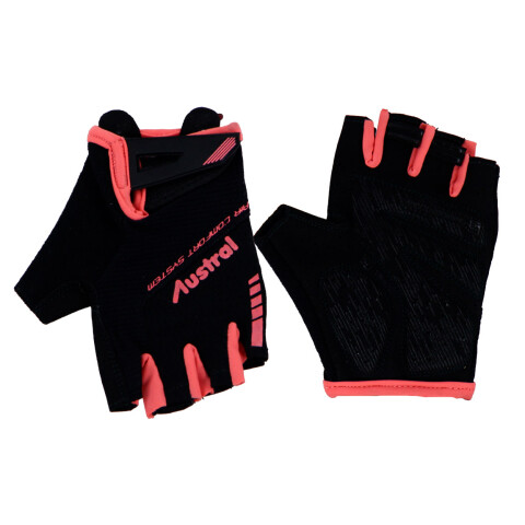 Austral Guantes SHORT FINGER CYCLING - Rosado/Negro Rosado-Negro
