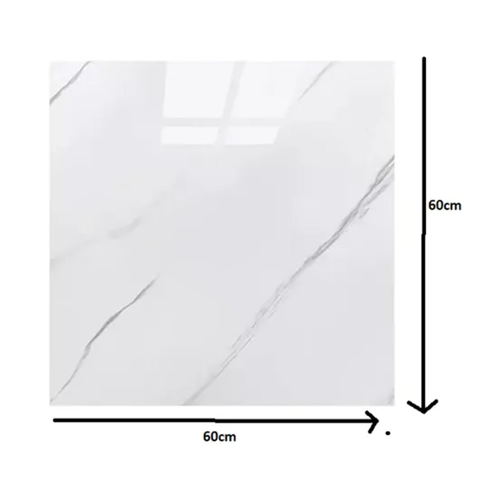 Revestimiento De Pared 60x60cm ashesivo x10 unidades Blanco