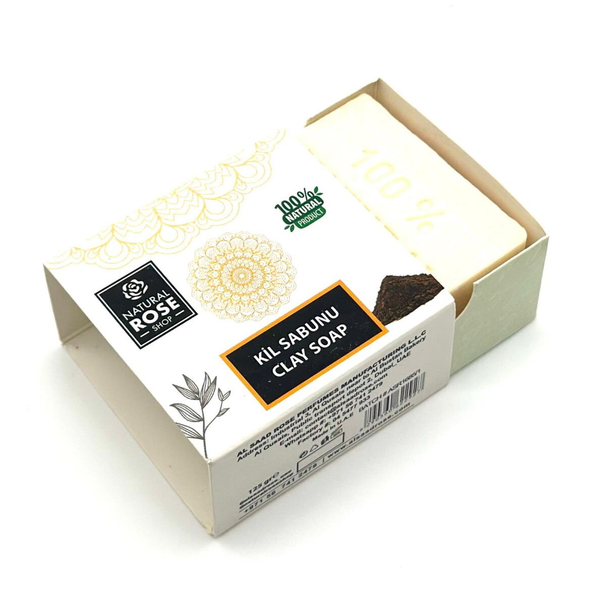 Jabón orgánico en caja - Arcilla Kil Sabunu 