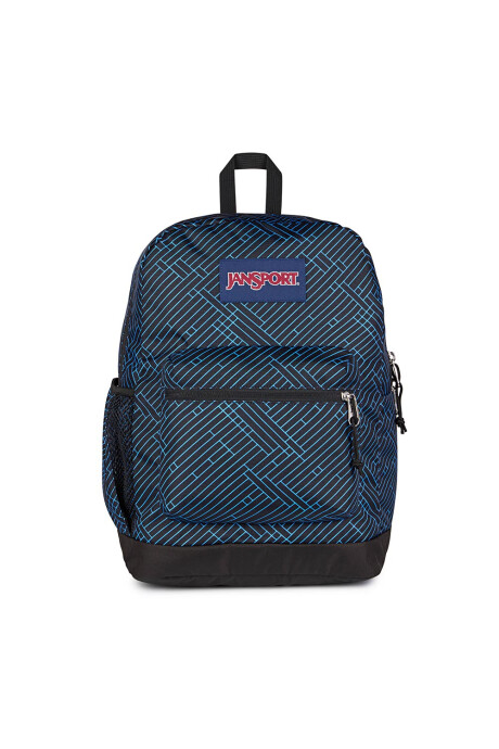 Mochila Portalaptop Cross Town Plus Black/black/azul
