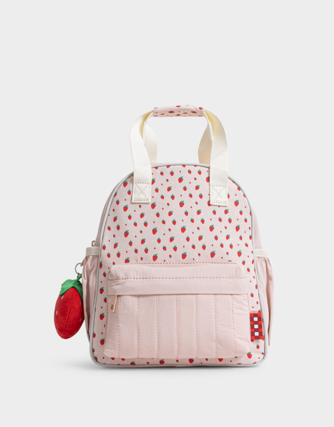 Mochilas y Carteras Infantiles Mochila Infantil Frutillas - Rosa Claro