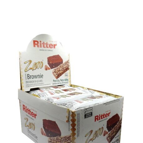 CEREAL BARRITA RITTER ZERO BROWNIE 25GRS DISPLAY X24 CEREAL BARRITA RITTER ZERO BROWNIE 25GRS DISPLAY X24