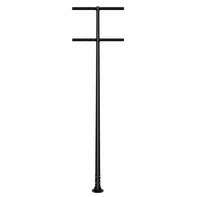 Columna Deportiva con Rack para 8 Focos 10mt Columna Deportiva con Rack para 8 Focos 10mt