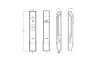 TENON Cerradura A7x BLACK C/FACIAL Tenon Cerradura A7x Black C/facial