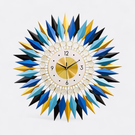 Reloj De Pared Flechas Multicolor Reloj De Pared Flechas Multicolor