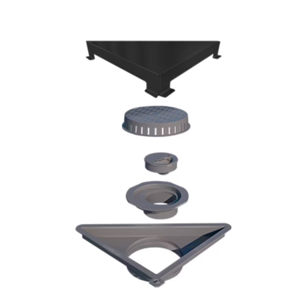 ELLEVE Receptaculo tapa inox grafito Vertex Elleve Receptaculo Tapa Inox Grafito Vertex