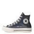 Championes de Mujer Converse Ctas Lift Hi Negro - Brillante