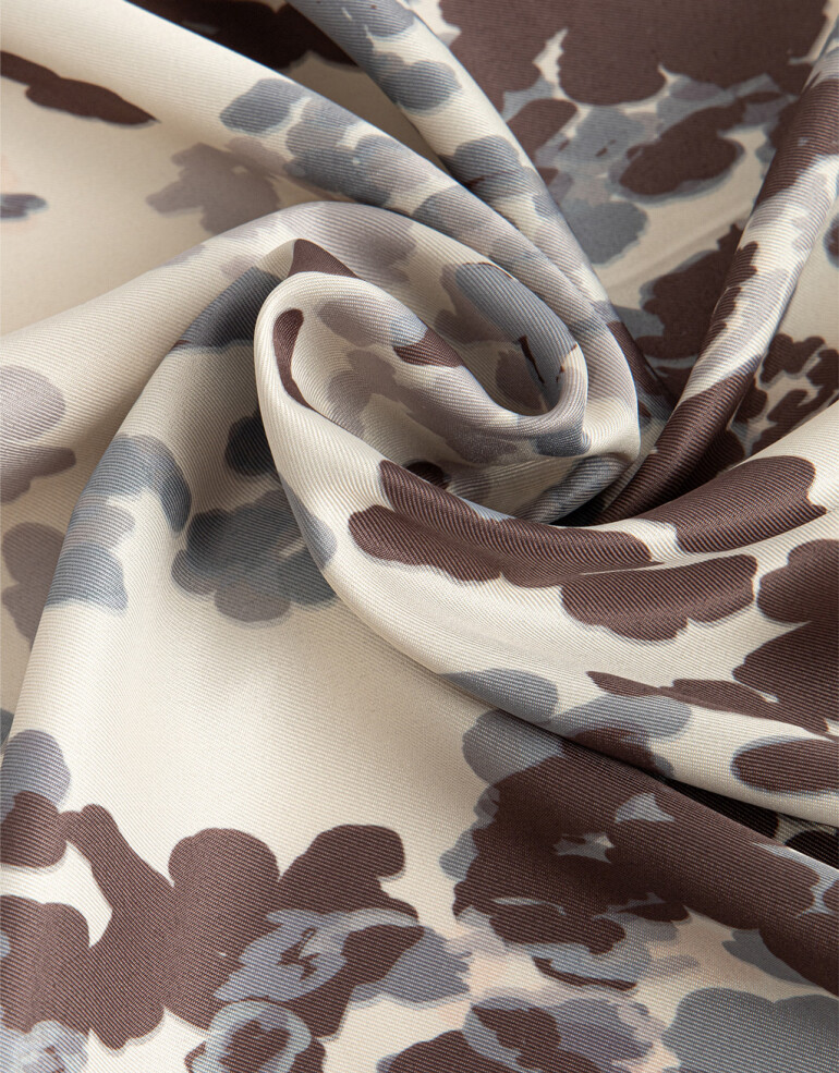 Pañuelos Raso Animal Print Pañuelo De Seda Animal Print - Combinacion Multicolor