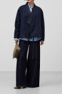 CHAQUETA KIMONO Azul
