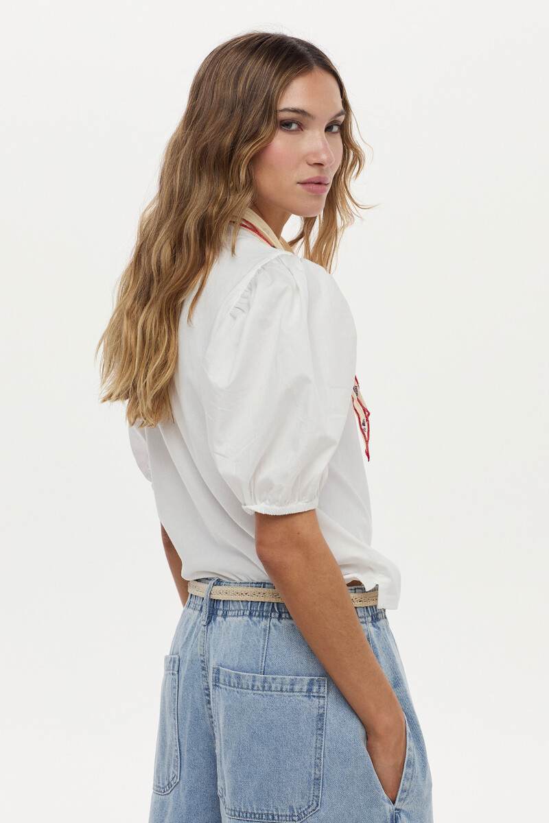 Blusa Rosa Blanco