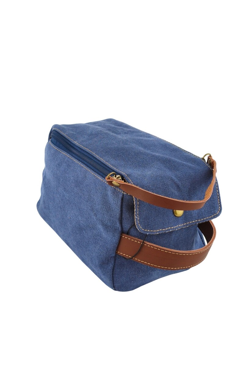 Neceser de Lona Vintage Azul